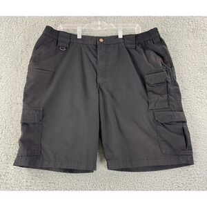5.11 Tactical Pro Ripstop Cargo Shorts Men's 40 Black Utility‎ Workwear 10 Inch